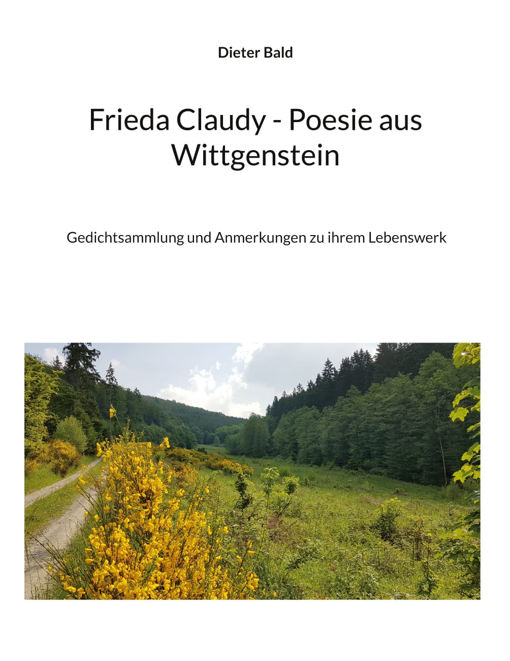 Titelseite des Buches „Frieda Claudy – Poesie aus Wittgenstein”